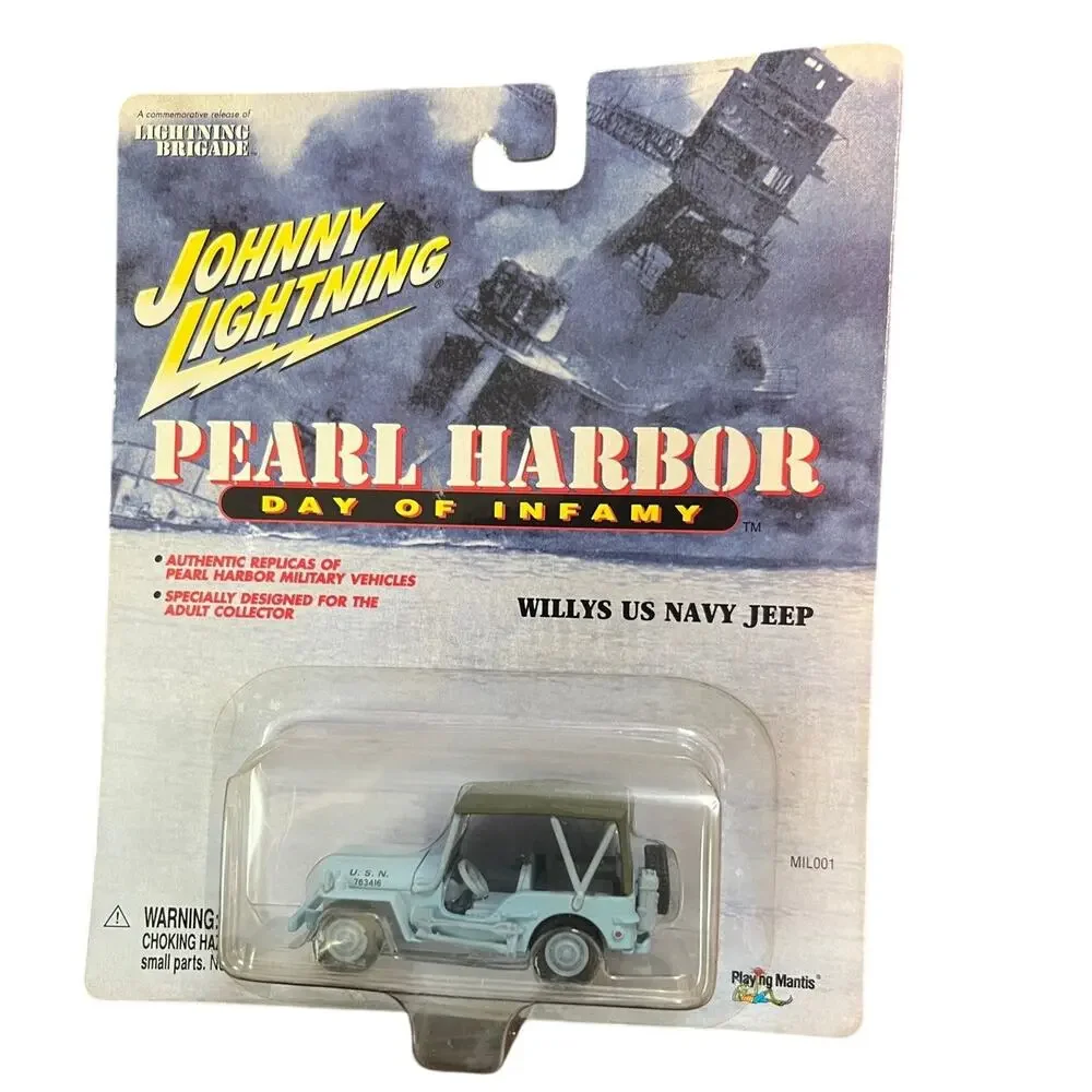 Johnny Lightning Pearl Harbor Willy US Navy Jeep new in packaging